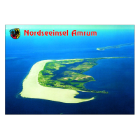 Insel Amrum Postkarte Ansichtskarte Luftaufnahme
