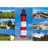 Nordseeinsel Amrum Postkarte Ansichtskarte Strand und...