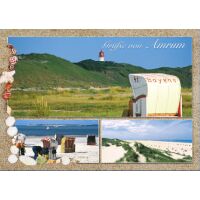 Insel Amrum Postkarte Ansichtskarte Grüße von...