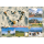 Insel Amrum Postkarte Ansichtskarte Steinherz im Sand