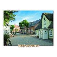 Insel Amrum Postkarte Ansichtskarte Nebel auf Amrum...