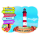 Insel Amrum Kühlschrankmagnete Wegweiser ABS Leuchtturm