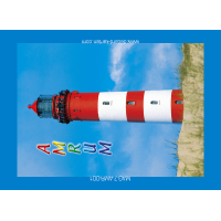 Insel Amrum Kühlschrankmagnete Leuchtturm