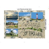 Insel Amrum Kühlschrankmagnete Grüße...