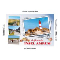 Insel Amrum Kühlschrankmagnete Grüße von...