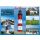 Insel Amrum Tischset Robben Leuchtturm