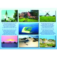 Nebel auf Amrum Tischset Liedtext