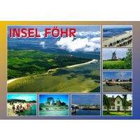 Insel Föhr Postkarten Luftaufnahmen Maritim