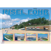 Insel Föhr Postkarten 5 Bilder Fähre Promende
