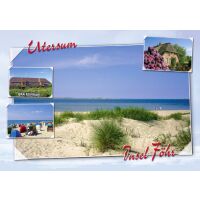 Insel Föhr Postkarten Utersum Strand