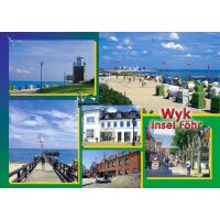 Insel Föhr Postkarten Wyk auf Föhr 6 Bilder