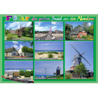 Insel Föhr Postkarten die grüne Insel an der...