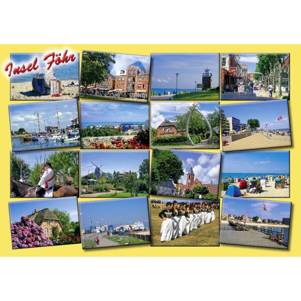 Insel Föhr Postkarten 16 Bilder von Föhr