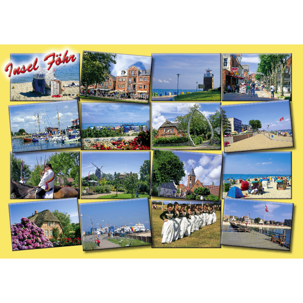 Insel Föhr Postkarten 16 Bilder von Föhr