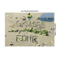 Insel Föhr Kühlschrankmagnete Grüße...