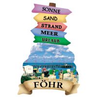 Insel Föhr Wegweiser Magnete