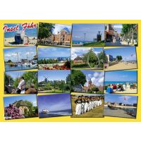 Insel Föhr Tischset Uthlande Fähre Luftaufnahme...