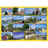 Insel Föhr Tischset Uthlande Fähre Luftaufnahme...