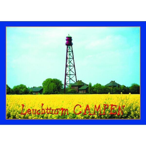Campen Postkarten Leuchtturm