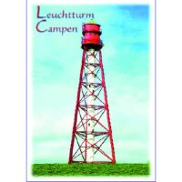 Campen Postkarte Ansichtskarte Leuchtturm Campen in der...