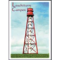 Campen Postkarten Leuchtturm Campen
