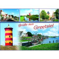 Greetsiel Postkarten Leuchtturm Grüße aus...