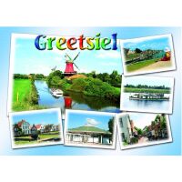 Greetsiel Postkarten 6 Bilder Fähre Innenstadt