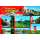 Greetsiel Postkarten Flaschenpost aus Greetsiel Kirche Leuchtturm