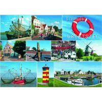 Greetsiel Postkarten Schönes Greetsiel Rettungsring...