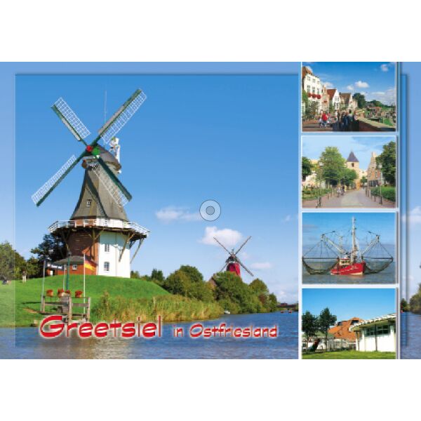 Greetsiel Postkarten Windmühlen