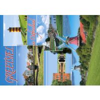 Greetsiel in Ostfriesland Postkarten Leuchtturm...