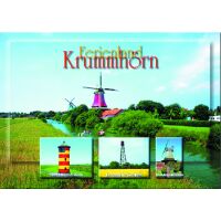 Krummhörn Postkarten Ferienland Leuchtturm...