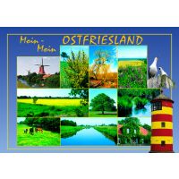 Ostfriesland Postkarten Moin Moin Landschaft
