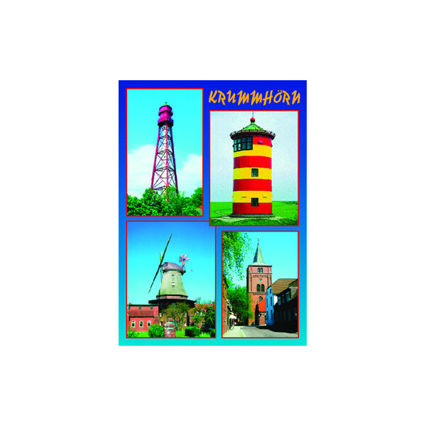 Krummhörn Pewsum Postkarten Leuchttürme Kirche Windmühle