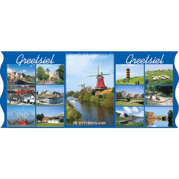 Greetsiel in Ostfriesland Bedruckte Tassen Leuchtturm Windmühlen Hafen