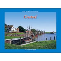 Greetsiel Kühlschrankmagnet Hafen Boote ohne Wolken
