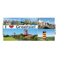Greetsiel Kühlschrankmagnete XL I love Greetsiel