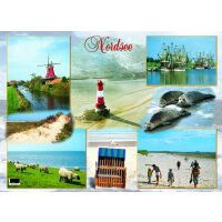 Ostfriesische Inseln Tischset Nordsee Landkarte Bilder Leuchtturm
