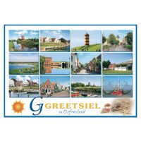 Greetsiel in Ostfriesland Tischset Sehenswürdigkeiten