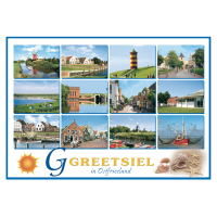 Greetsiel in Ostfriesland Tischset Sehenswürdigkeiten