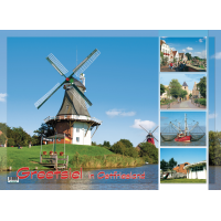 Greetsiel in Ostfriesland Tischset Sehenswürdigkeiten