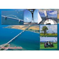 Insel Fehmarn Postkarten Schiff Fehmarnsundbrücke...