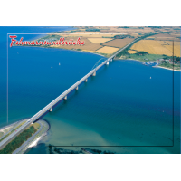 Insel Fehmarn Postkarten Fehmarnsundbrücke Luftaufnahme