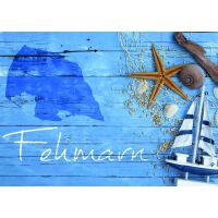 Insel Fehmarn Postkarten Schiff Seestern Muscheln