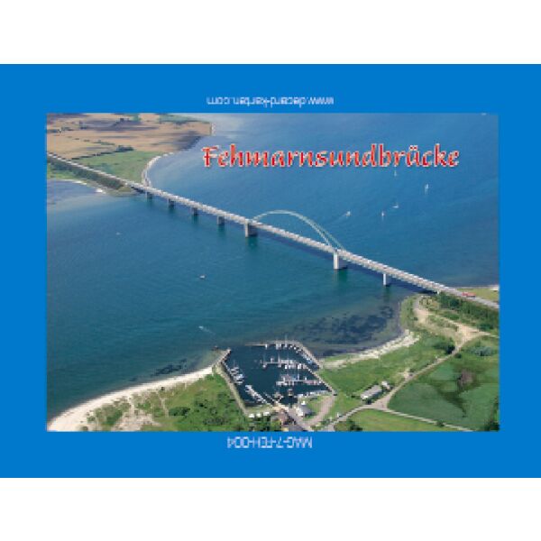 Insel Fehmarn Kühlschrankmagnete Luftaufnahme Fehmarnsundbrücke