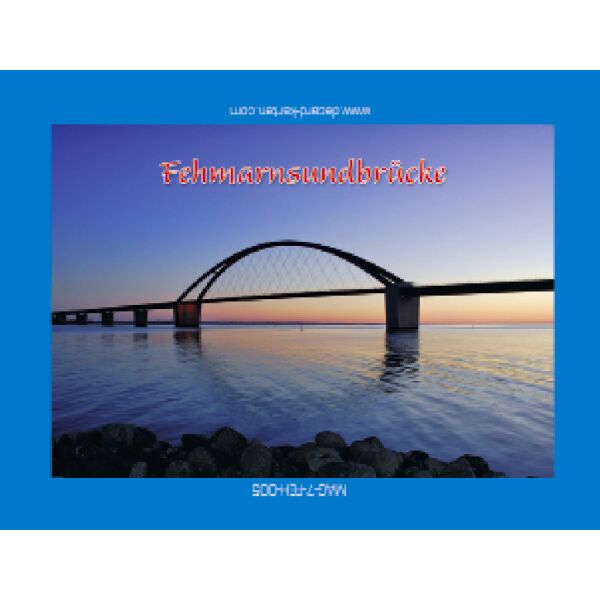Insel Fehmarn Kühlschrankmagnete Dämmerung Fehmarnsundbrücke