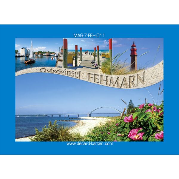 Insel Fehmarn Kühlschrankmagnete Ostseeinsel Flügger Leuchtturm Strand