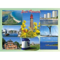 Insel Fehmarn Tischset Luftaufnahme Südstrand Hotel...
