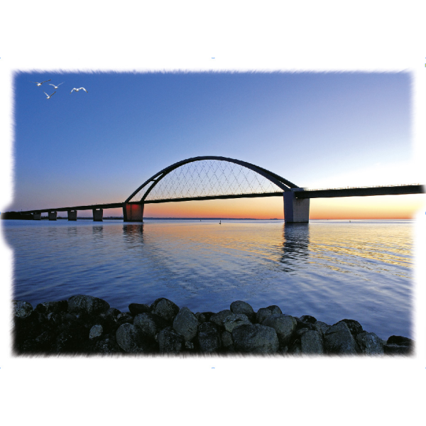 Insel Fehmarn Tischset U-Boot Museum Fehmarnsundbrücke Fähre