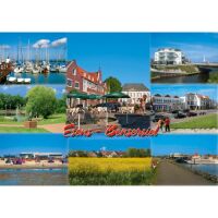 Esens-Bensersiel Postkarten Strand Hafen